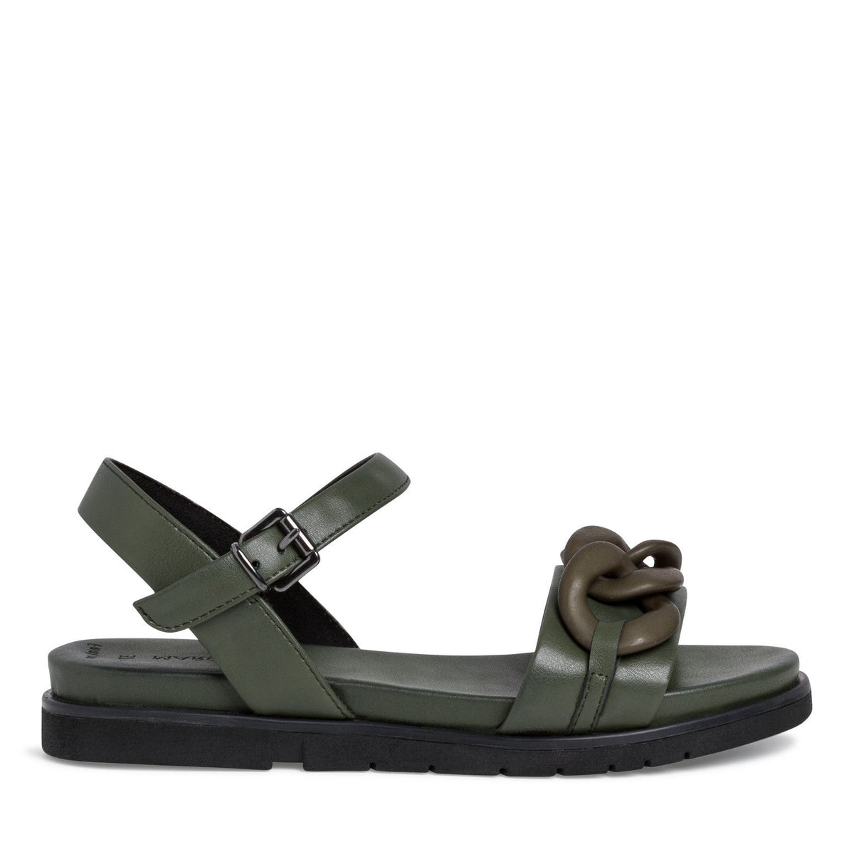 KHAKI SANDAL - Peti Sko - Marco Tozzi