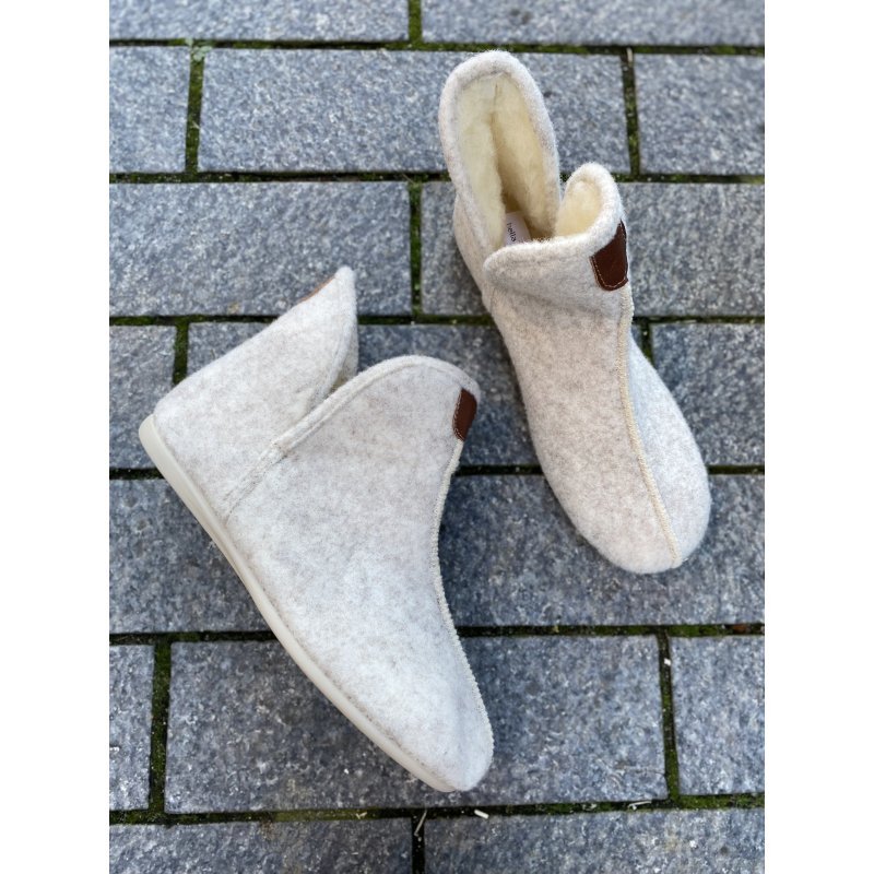 LYS GRÅ STØVLE - Peti Sko - BELLA MODA