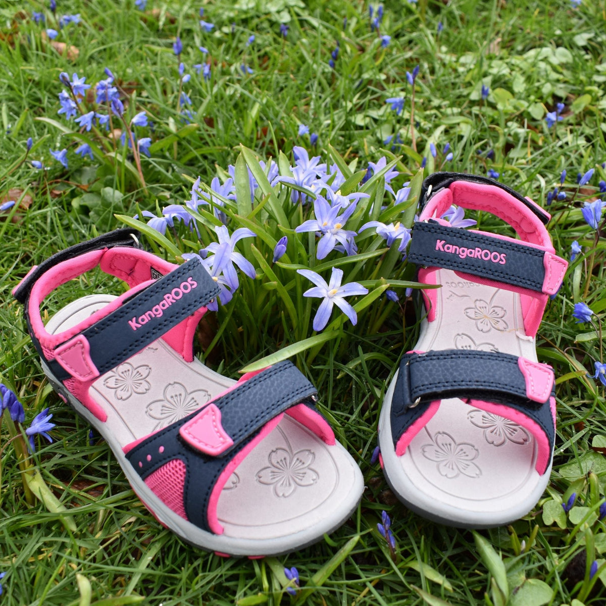 NAVY/PINK SANDAL - Peti Sko - KangaROOS