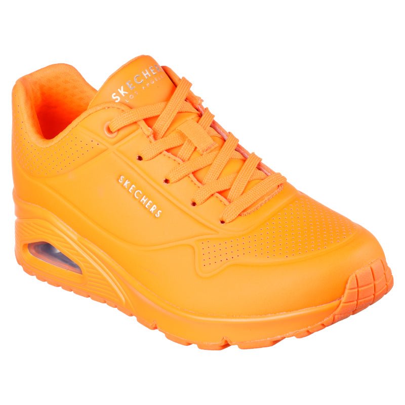 Skechers street uno night shades sneakers dame orange fra Skechers