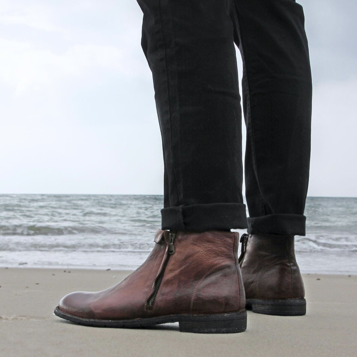 RØDBRUN STØVLE - Peti Sko - BUBETTI