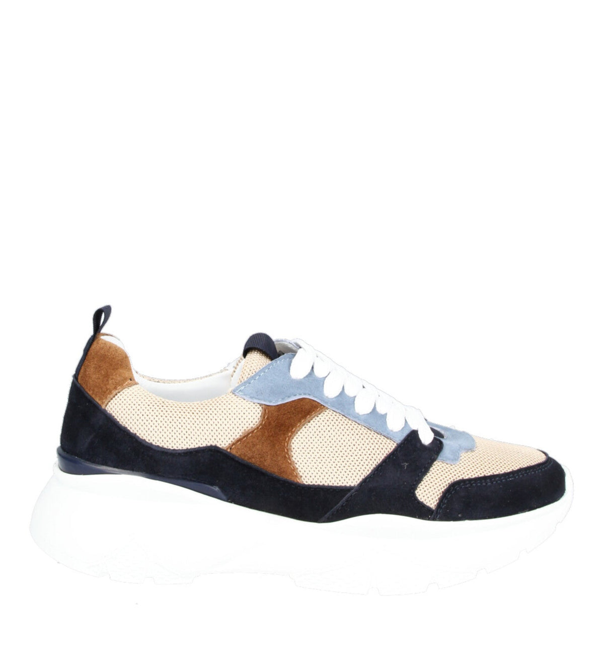 SAND/BLÅ SNEAKER - Peti Sko - BILLI BI