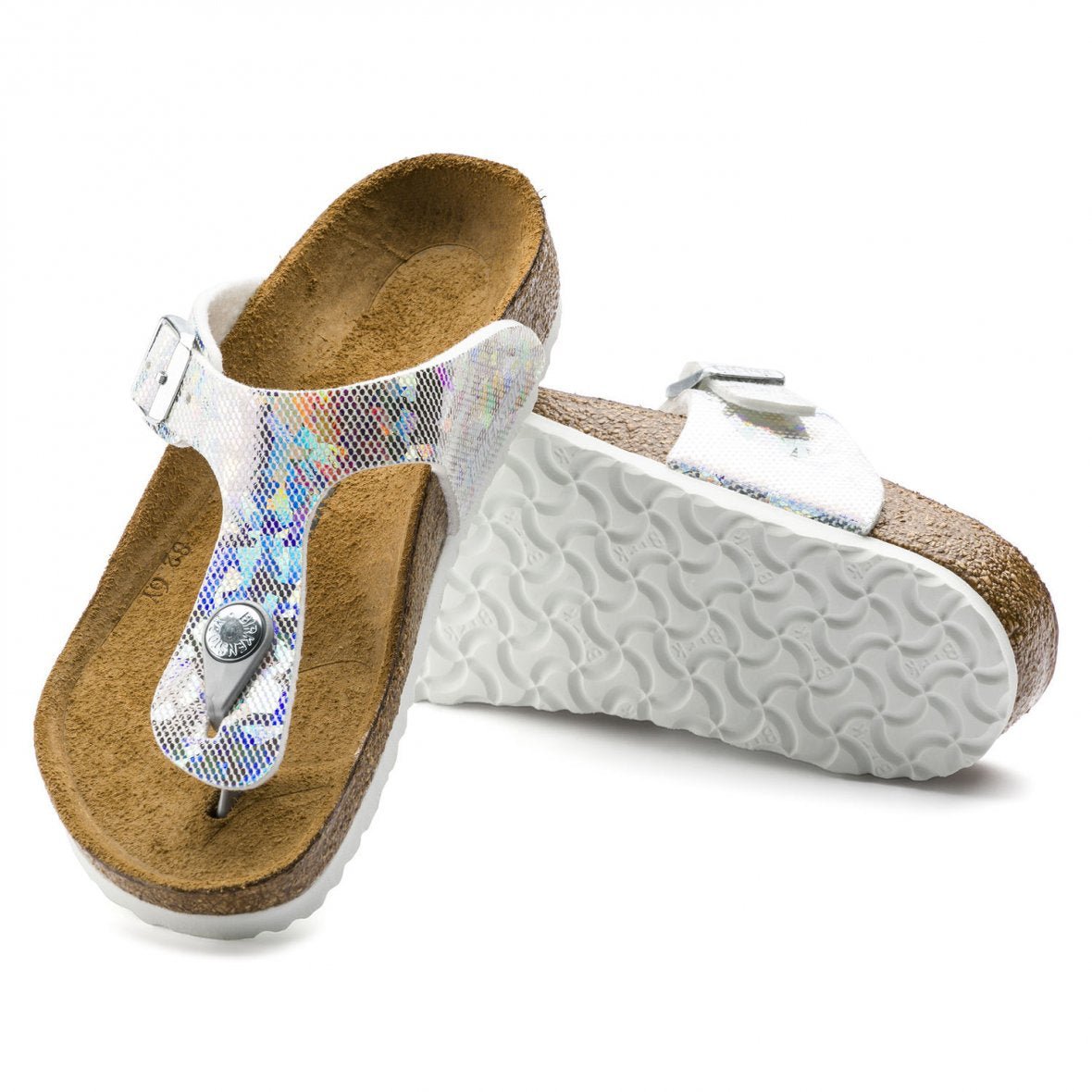 SØLV HOLO SANDAL - Peti Sko - BIRKENSTOCK
