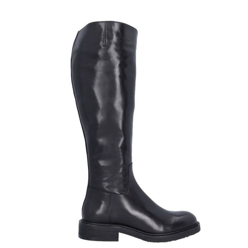 SORT A3105 LANG STØVLE - Peti Sko - BILLI BI