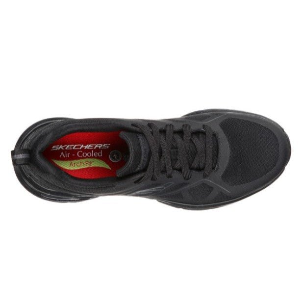 SORT ARCH FIT WORK SNEAKER - Peti Sko - SKECHERS