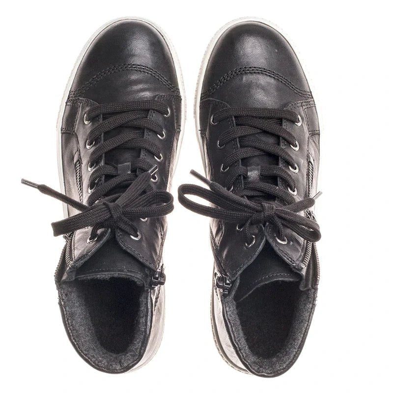 SORT BASKET STØVLE - Peti Sko - Gabor