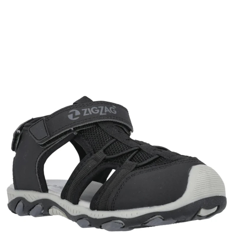 SORT FIPA SANDAL - Peti Sko - ZIG-ZAG