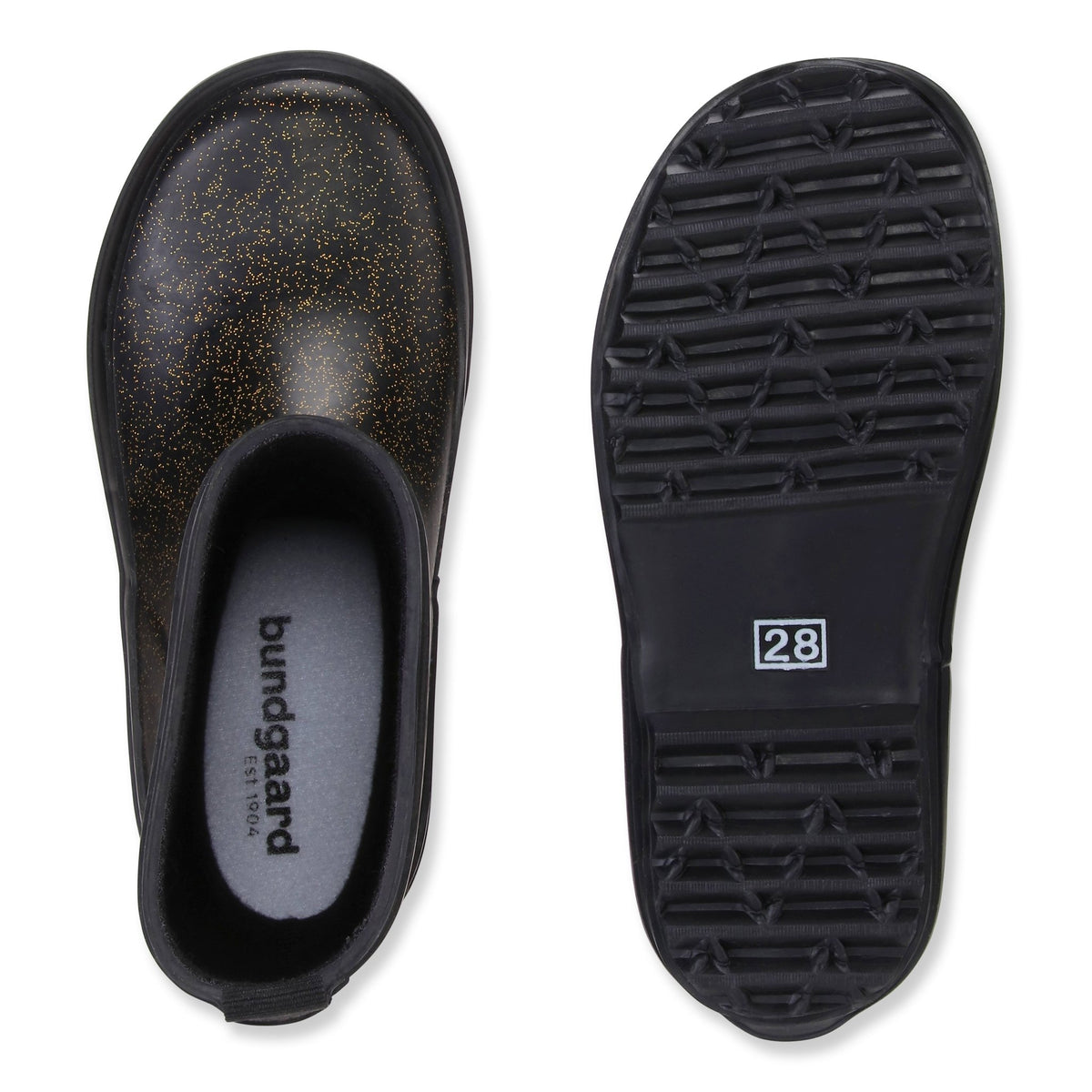 SORT GLIMMER CLOUDY HIGH GUMMISTØVLE - Peti Sko - Bundgaard