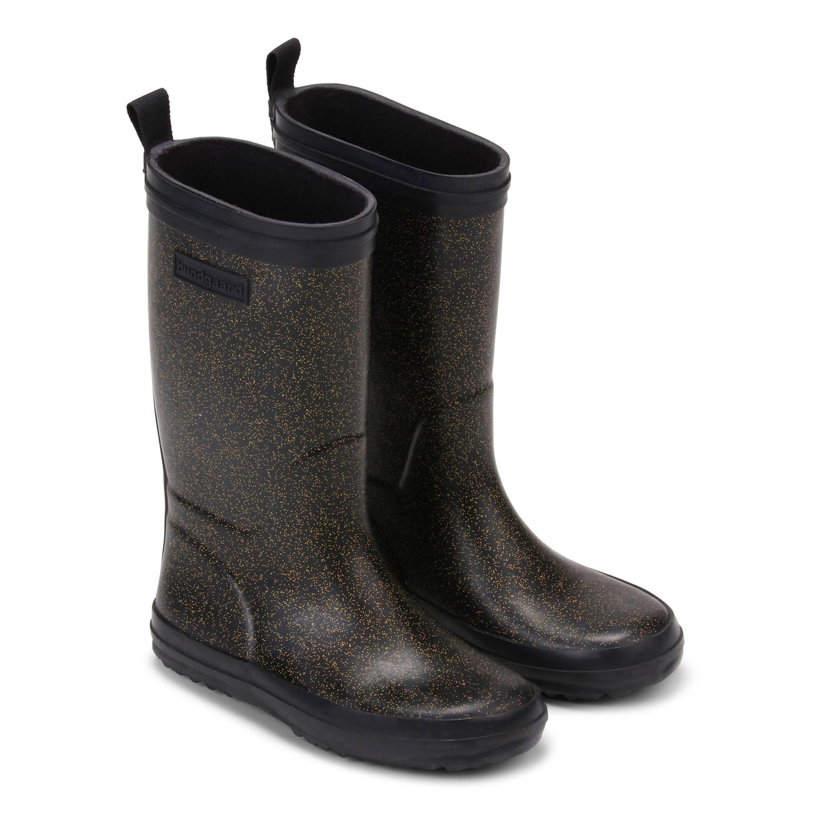 SORT GLIMMER CLOUDY HIGH GUMMISTØVLE - Peti Sko - Bundgaard