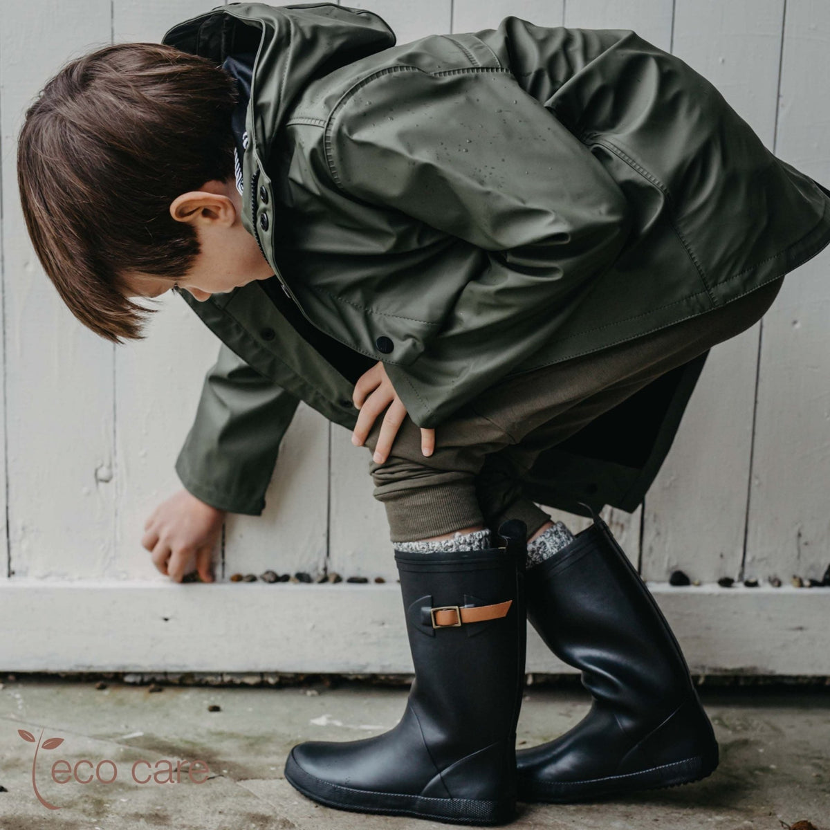 SORT GUMMISTØVLE - Peti Sko - BISGAARD