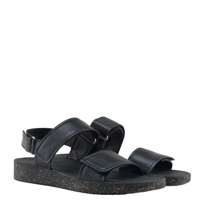 SORT KAREN SANDAL - Peti Sko - NATURE