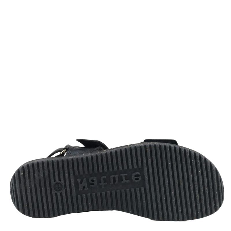 SORT KAREN SANDAL - Peti Sko - NATURE