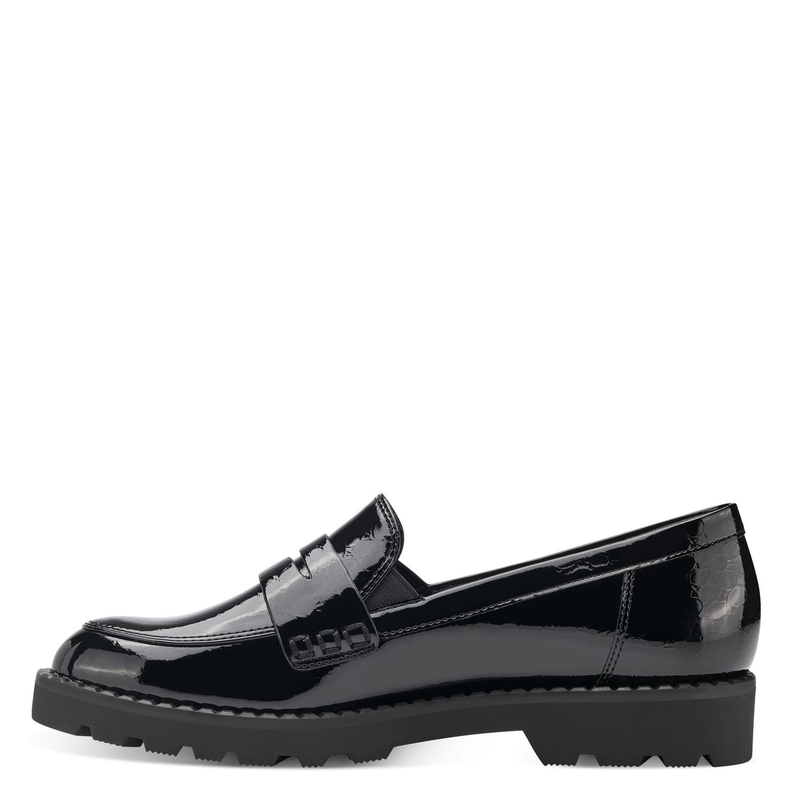 SORT LAK LOAFERS - Peti Sko - TAMARIS