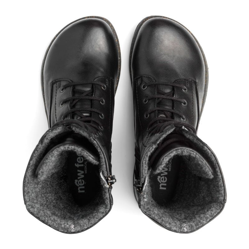 SORT LANG STØVLE - Peti Sko - NEW FEET