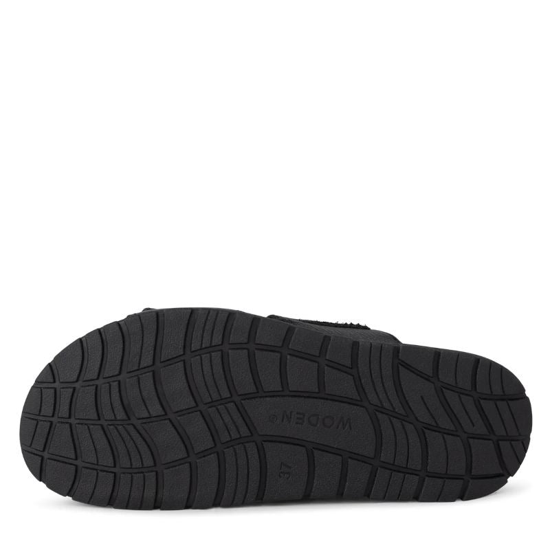 SORT LISA LEATHER SANDAL - Peti Sko - WODEN