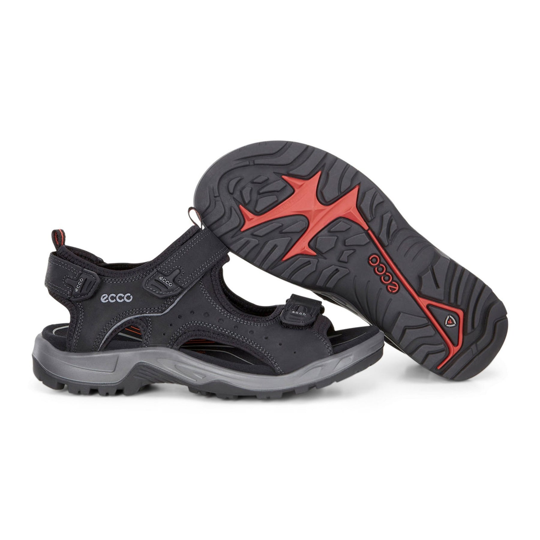 SORT RECEPTOR SANDAL - Peti Sko - ECCO