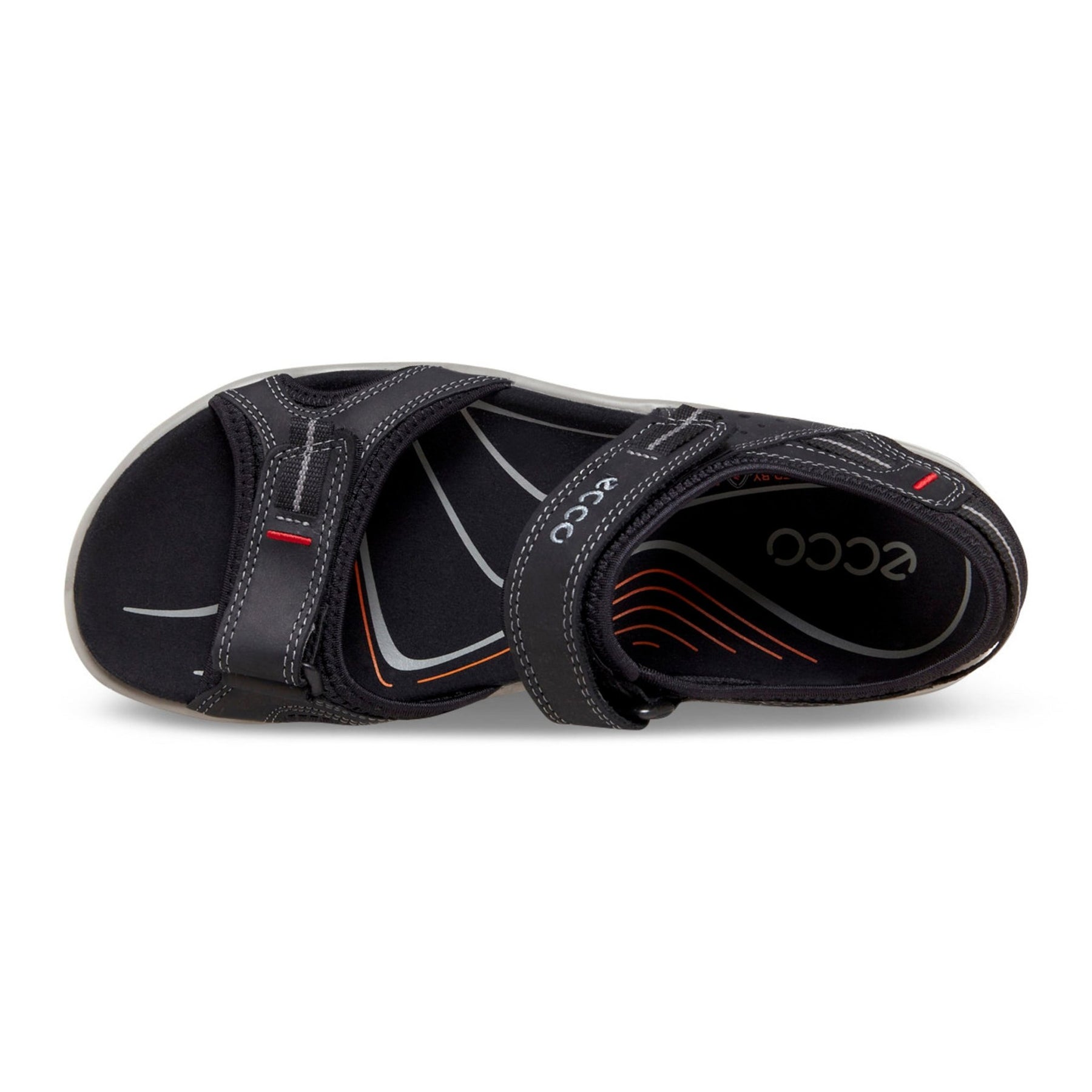 SORT RECEPTOR SANDAL - Peti Sko - ECCO
