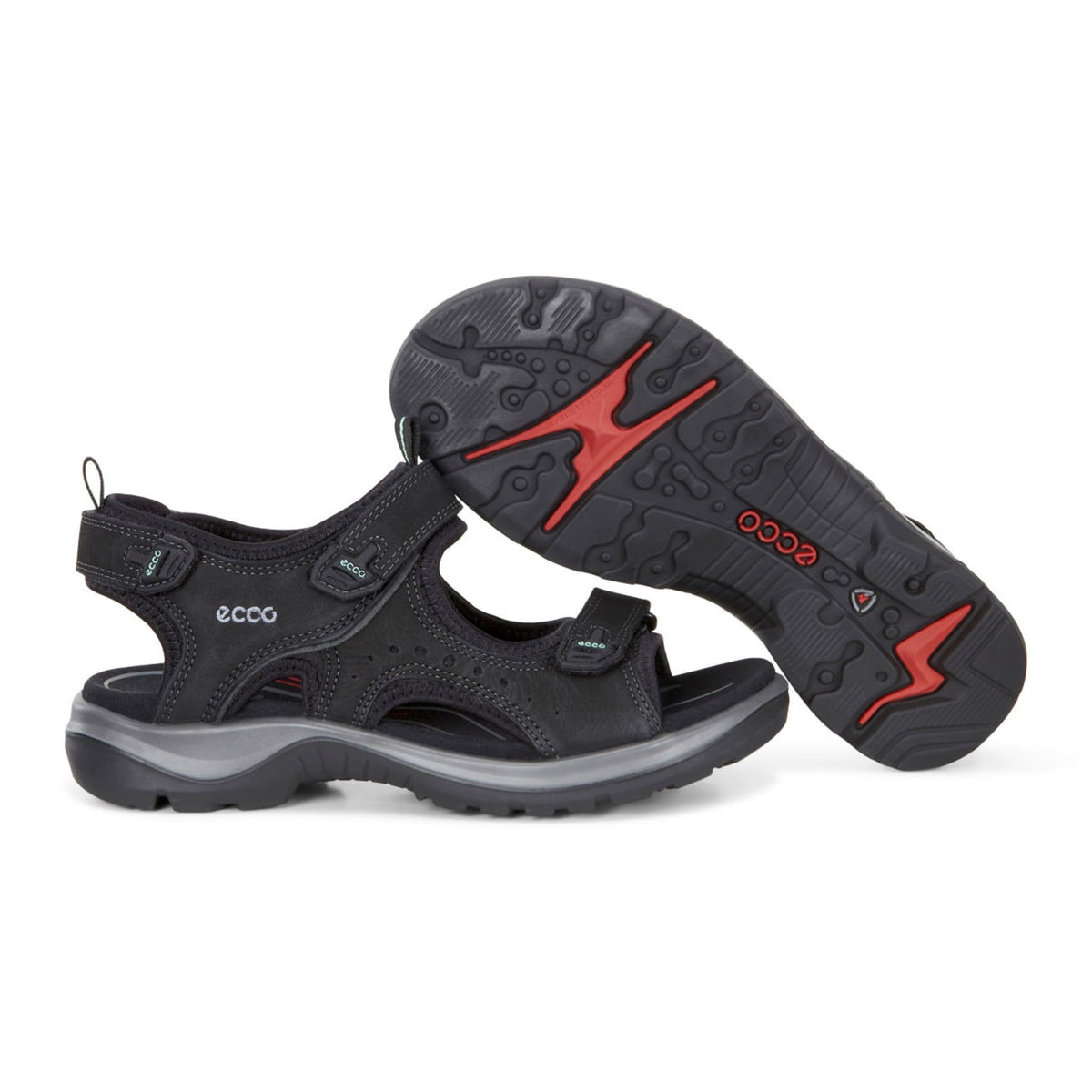 SORT RECEPTOR SANDAL - Peti Sko - ECCO