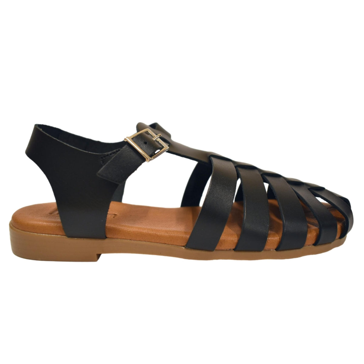 SORT SANDAL - Peti Sko - LBDK
