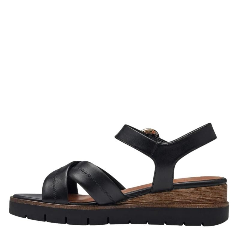 SORT SANDAL - Peti Sko - TAMARIS