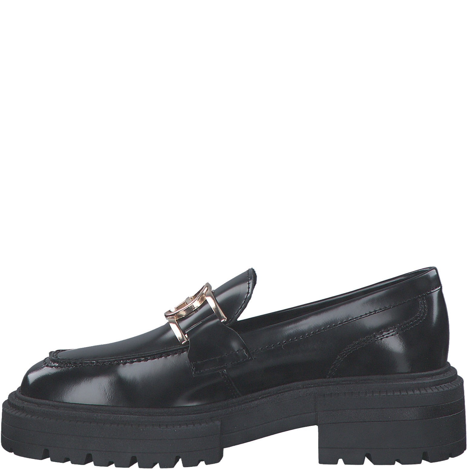 SORT SHINY LOAFERS - Peti Sko - TAMARIS
