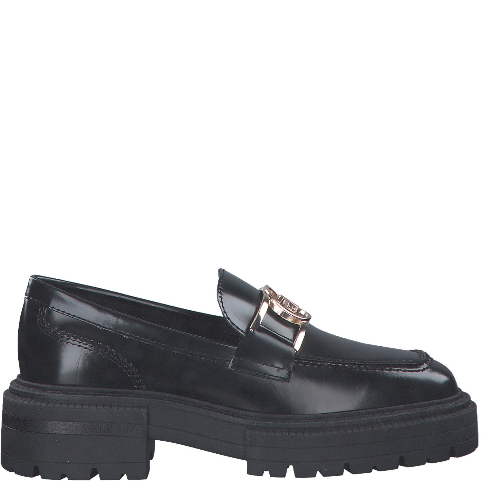 SORT SHINY LOAFERS - Peti Sko - TAMARIS