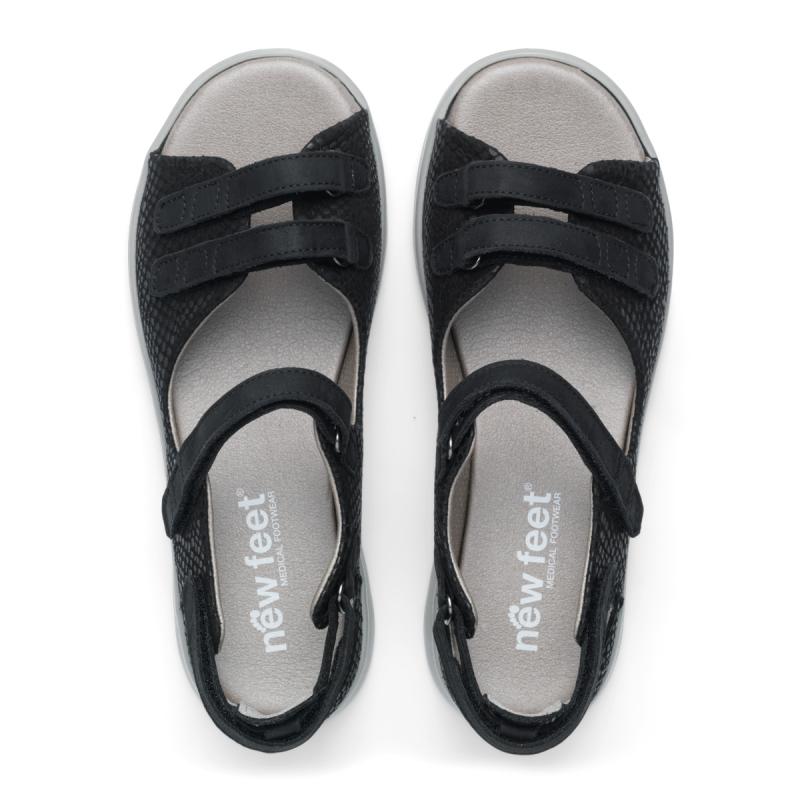 SORT SNAKE 201-36-1910 SANDAL - Peti Sko - NEW FEET