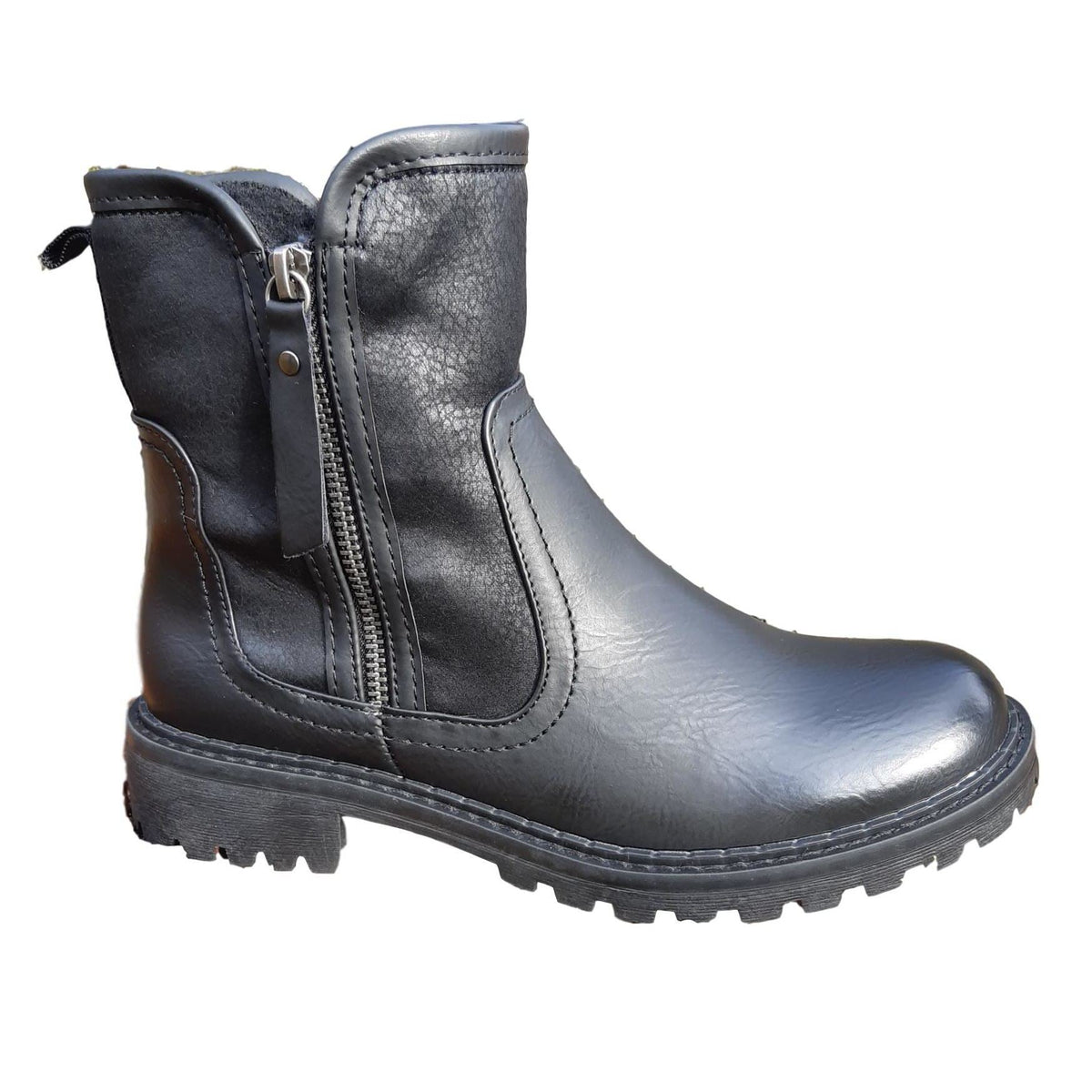 SORT STØVLE - Peti Sko - 5TH AVENUE