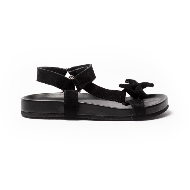 SORT SUEDE SKY AND DIAMONDS SANDAL - Peti Sko - COPENHAGEN SHOES