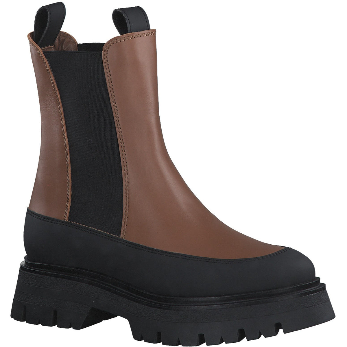 SORT/BRUN CHELSEA - Peti Sko - TAMARIS