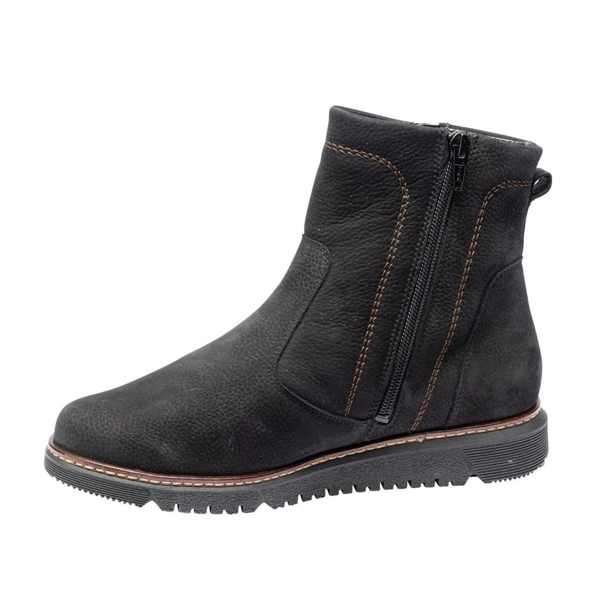 SORT/BRUN STØVLE - Peti Sko - WALDLAUFER