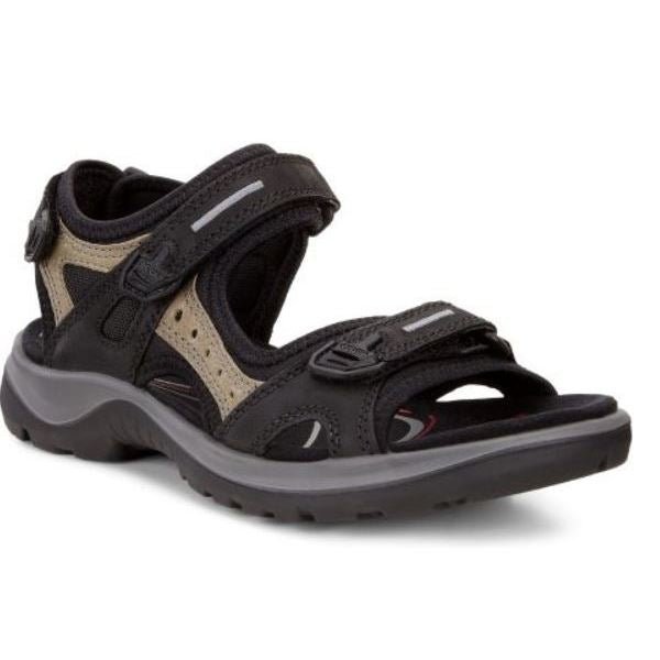 SORT/OLIVEN RECPTOR SANDAL - Peti Sko - ECCO