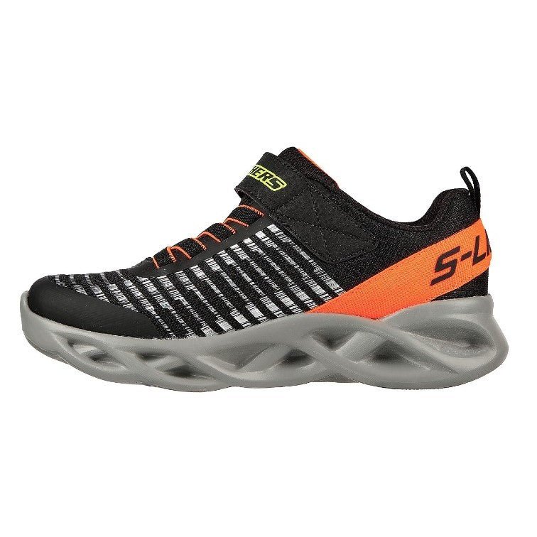 SORT/ORANGE NOVLO BLINKESKO - Peti Sko - SKECHERS