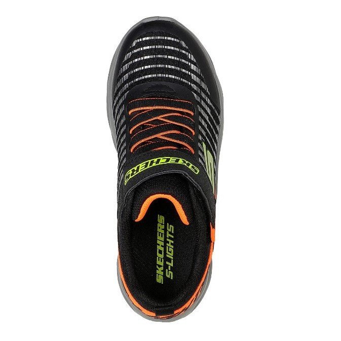 SORT/ORANGE NOVLO BLINKESKO - Peti Sko - SKECHERS