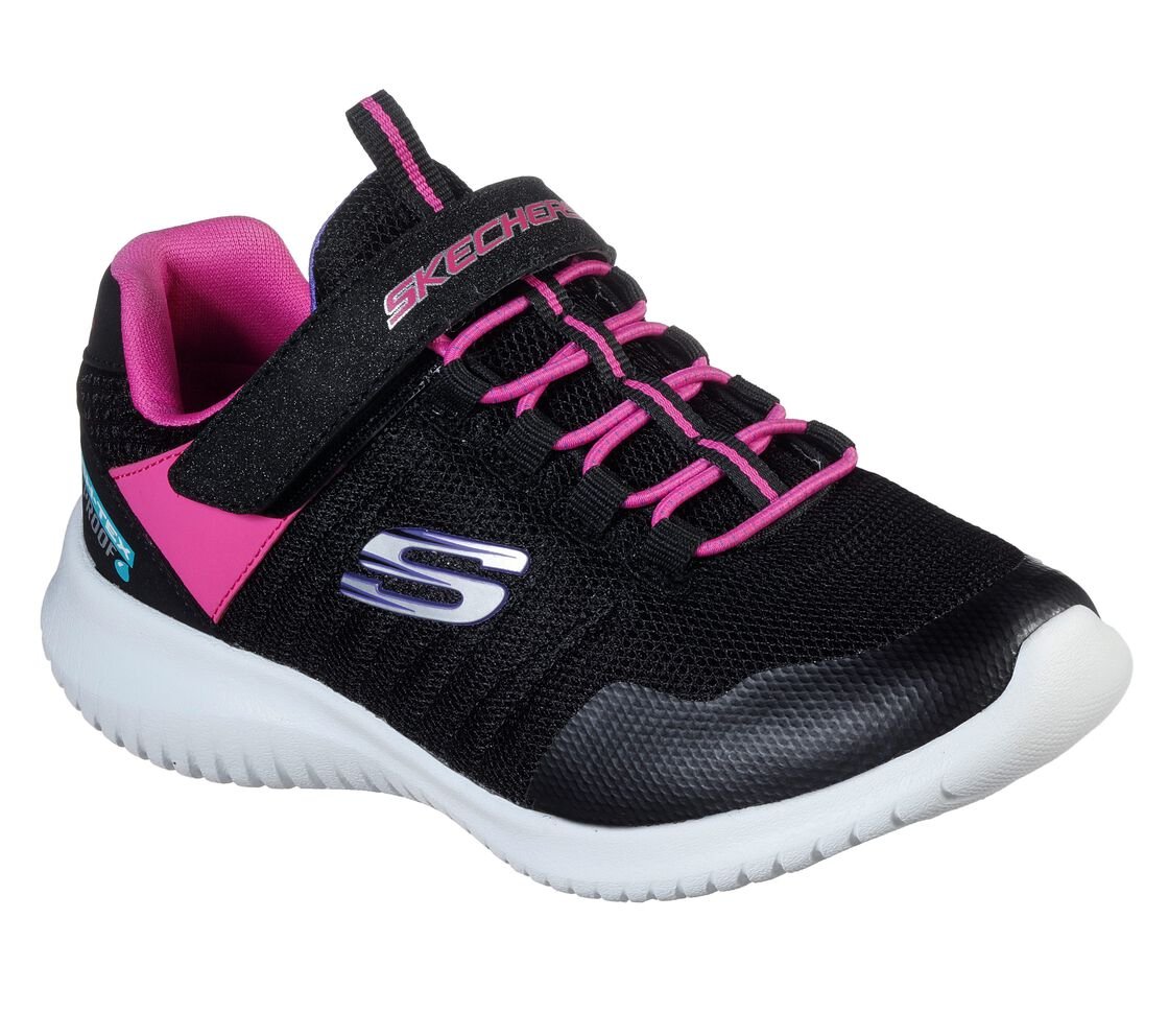 SORT/PINK SNEAKER - Peti Sko - SKECHERS
