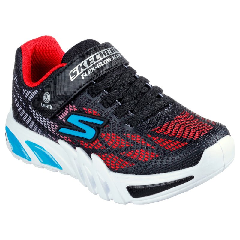 SORT/RØD FLEX GLOW ELITE - VORLO - Peti Sko - SKECHERS