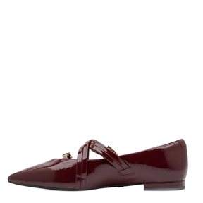 Tamaris 22160 ballerina dame rød