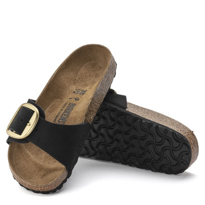 Birkenstock Madrid Big Buckle Sandal Smutter Dame Sort