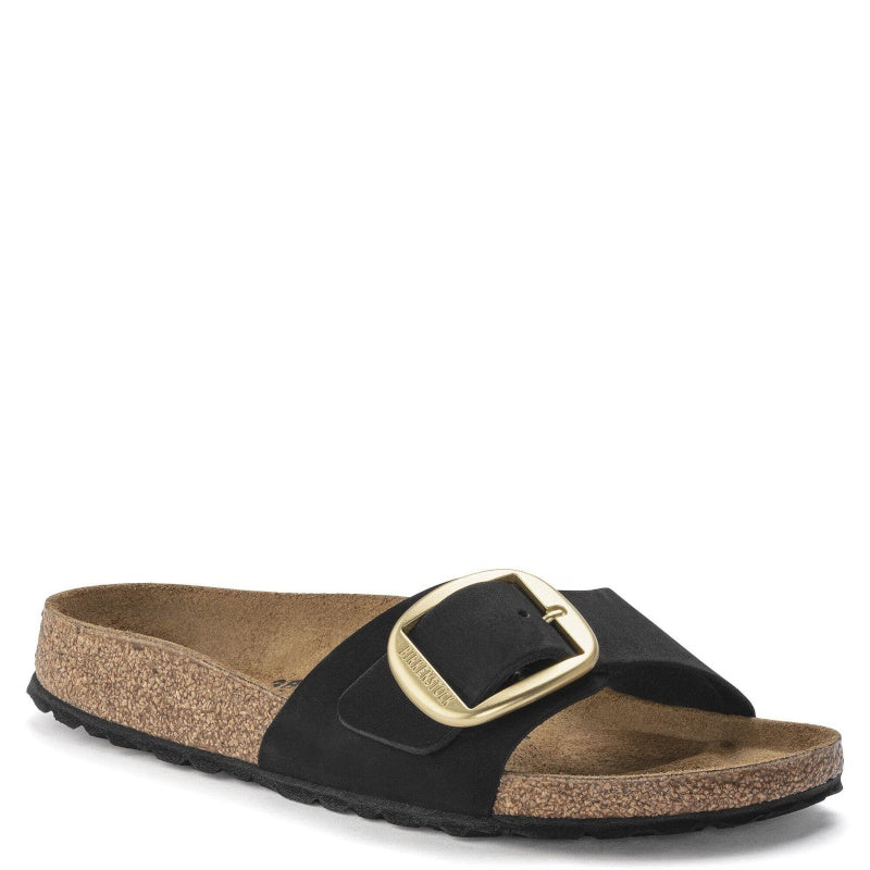 Birkenstock Madrid Big Buckle Sandal Smutter Dame Sort