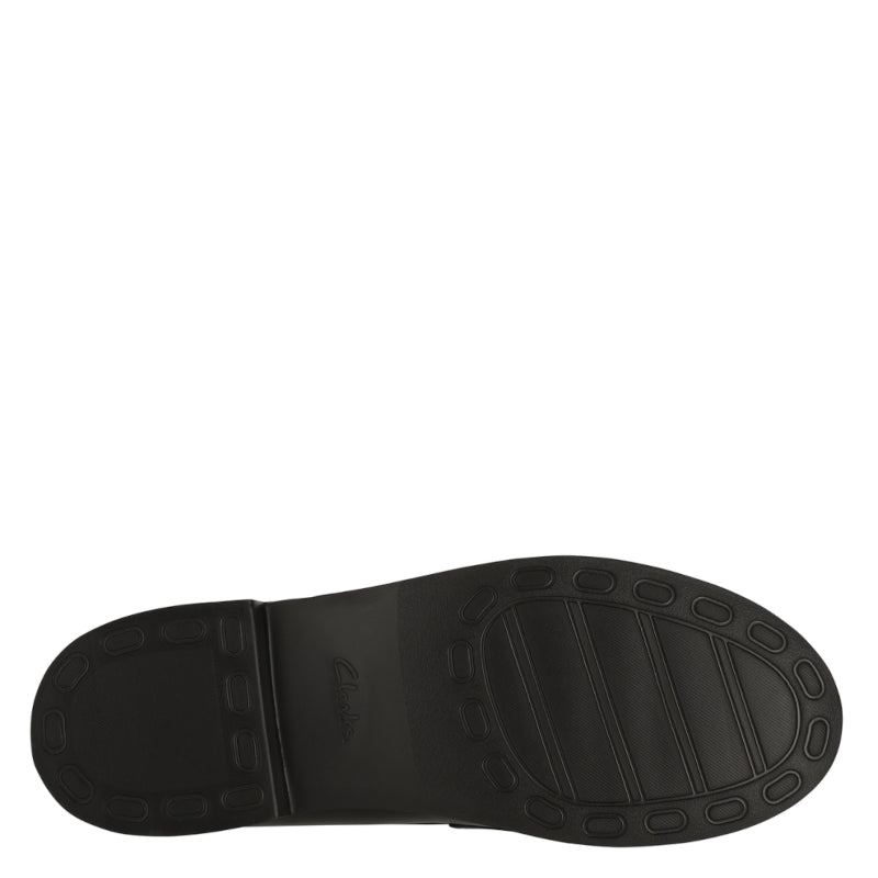 Clarks Splend Penny Loafers Dame Sort