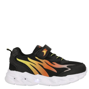 Zigzag Gukal Sneaker Blinkesko Børn Sort