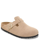 Birkenstock Boston Sandcastle Smutter Dame Beige