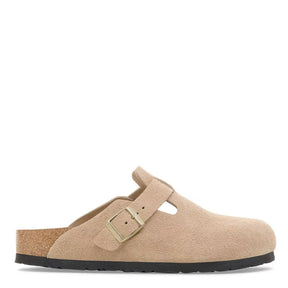 Birkenstock Boston Sandcastle Smutter Dame Beige