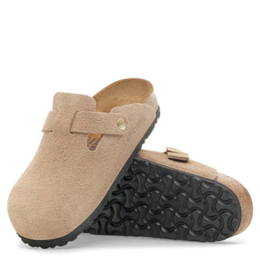 Birkenstock Boston Sandcastle Smutter Dame Beige