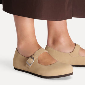 Birkenstock Santa Clarita 1031613 Tulle Dame Beige