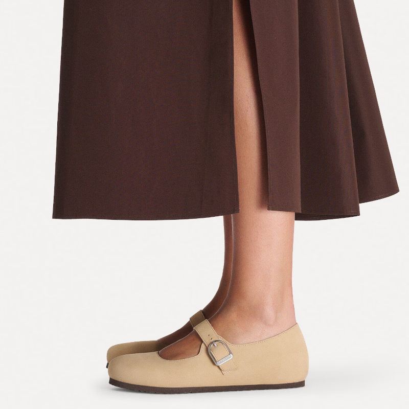 Birkenstock Santa Clarita 1031613 Tulle Dame Beige