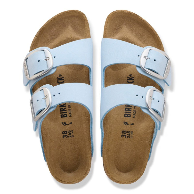 Birkenstock Arizona Big Buckle Baby Blue Sandal Smutter Dame Blå