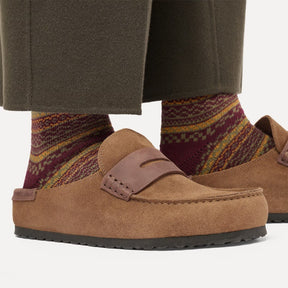 Birkenstock Naples Wrapped Smutter Herre Dame Brun (Smal)
