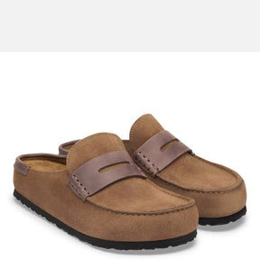 Birkenstock Naples Wrapped Smutter Herre Dame Brun (Smal)