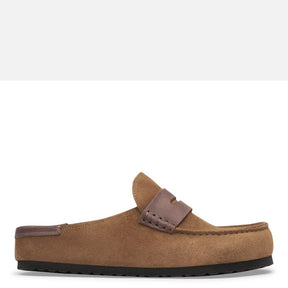 Birkenstock Naples Wrapped Smutter Herre Dame Brun (Smal)